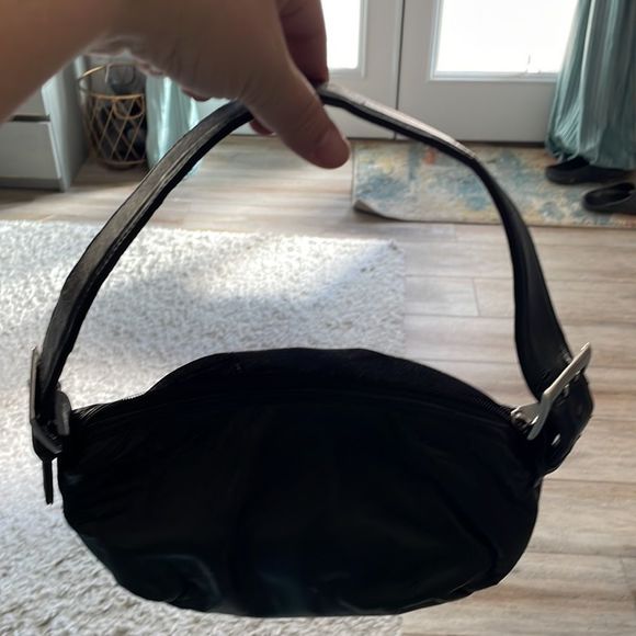 Rich born, mini leather handbag, black, super soft leather - Picture 3 of 7